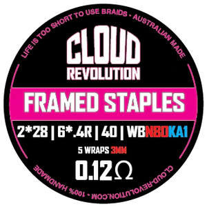 Cloud Revolution - Framed Staple Coils