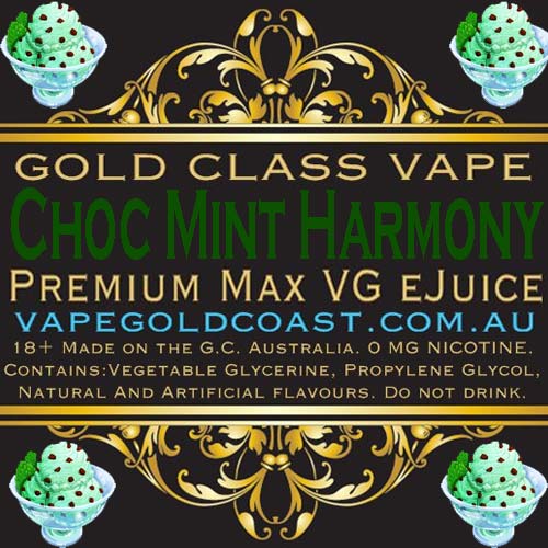 Gold Class Vape - Choc Mint Harmony (Choc Mint Slice) - Vape Gold Coast