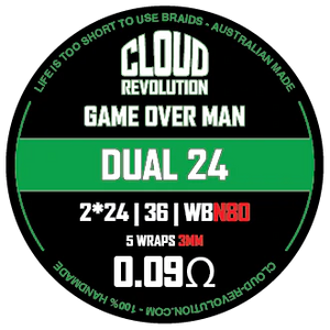 Cloud Revolution - Game Over Man - Dual 24 Coils