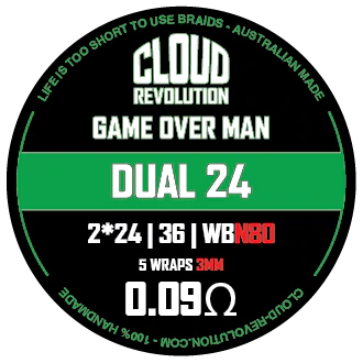 Cloud Revolution - Game Over Man - Dual 24 Coils