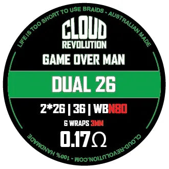 Cloud Revolution - Game Over Man - Dual 26 Coils
