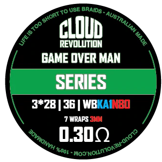 Cloud Revolution - SERIES Game Over Man 3/28/36 Coils