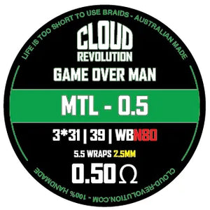 Cloud Revolution -  MTL 0.5 Coils