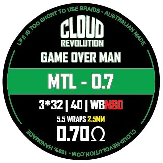 Cloud Revolution -  MTL 0.7 Coils