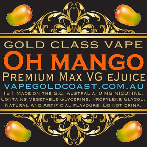 Gold Class Vape - Oh Mango (Mango) - Vape Gold Coast