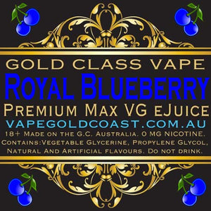 Gold Class Vape - Royal Blueberry (Blueberry cream) - Vape Gold Coast