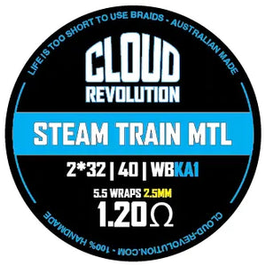 Cloud Revolution - Steam Train MTL 1.2 Coils