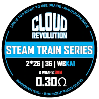 Cloud Revolution - Steam Train Series 2/26/36 Coils