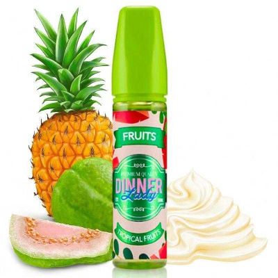 Dinner Lady - Vape Gold Coast - Vape Juice - Tropical Fruits - Guava Pineapple and Cream - Fruity E-liquid - Fruit Vape 